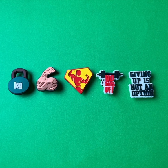 Boxing Crocs Shoe Charms Set of 20 - jibbitz Charms Fitness Gym Exercise Workout - Picture 6 of 8